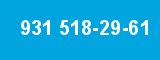 931 518-29-61 931 518-29-61